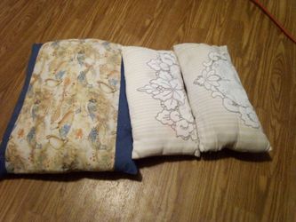 3 couch pillows