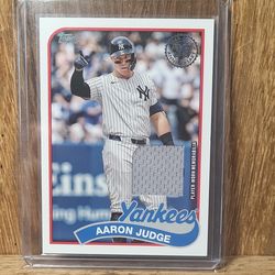 Aaron Judge 2024 relic card