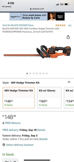 Black+Decker Hedge Trimmer