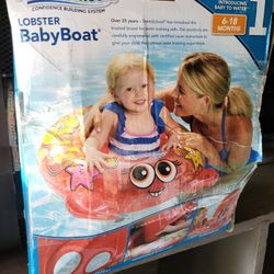 Baby Lobster Boat And Pirates 3 Ring Pool