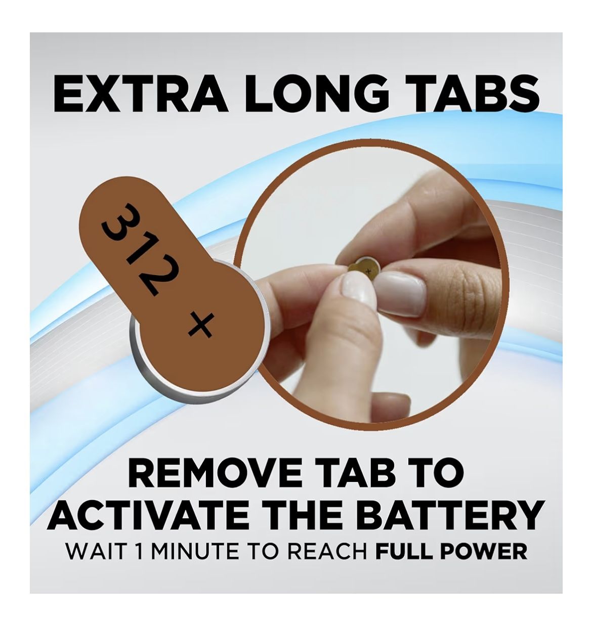 64 Hearing Aid Batteries Size 312