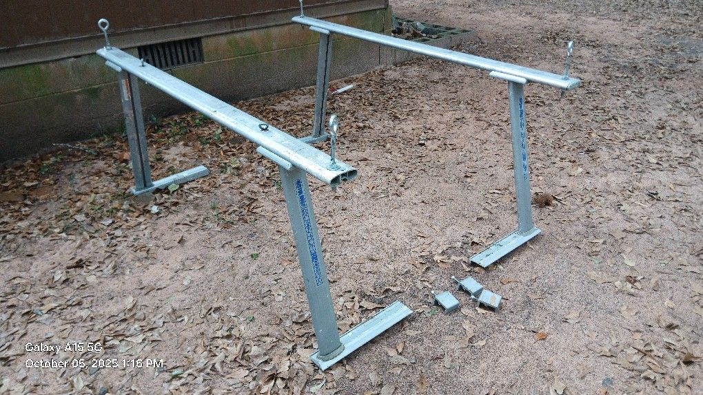 Heavy-duty Aluminum Fully Adj. Ladder Rack
