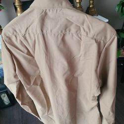 USMC Long Sleeve Khaki Uniform Shirt