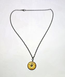 Elder Scrolls Skyrim Dark Brotherhood "We Know" Note Necklace Video Game Jewelry