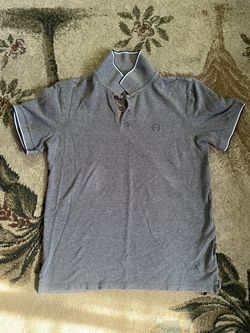 Armani Exchange Grey Polo Shirt