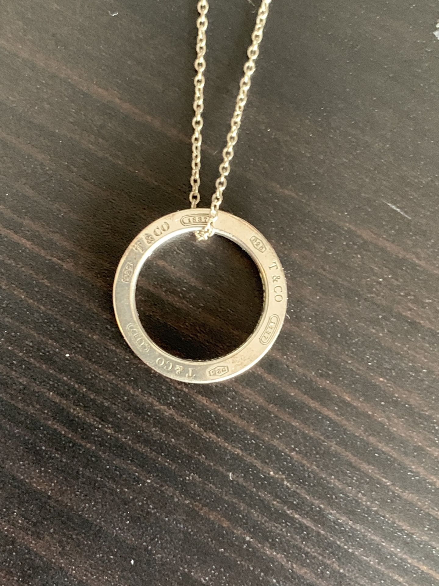 Tiffany & Co. Circle Pendant Necklace