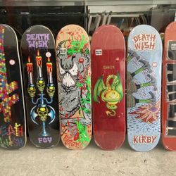 Skateboard Decks $60.00 Each