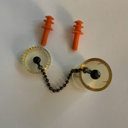 Vintage Military Ear Plugs And Case