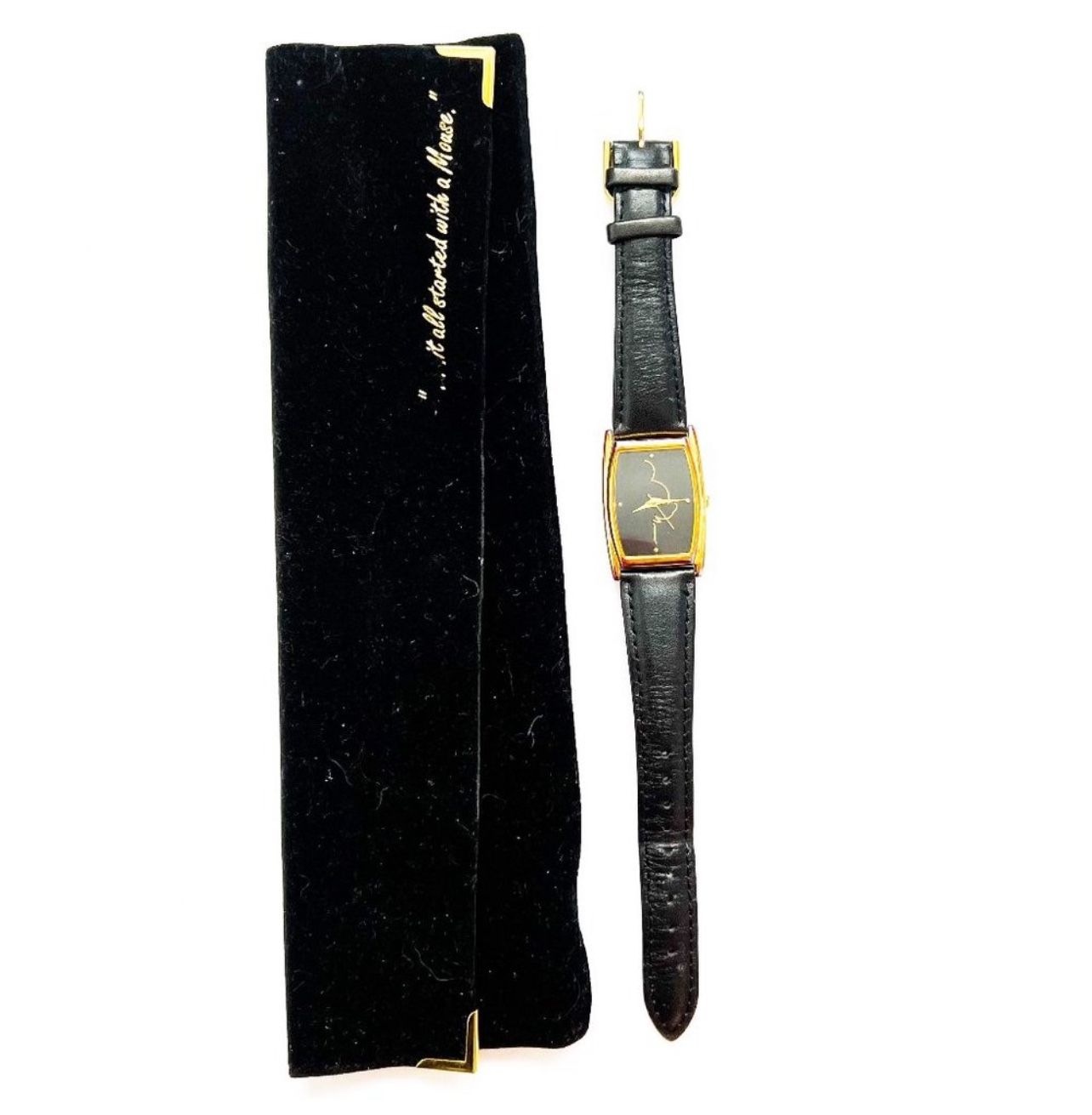 Disneyland Resort Cast Member CMO Mickey Mouse Genuine Leather Watch