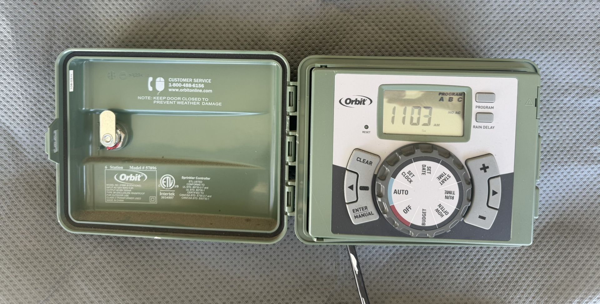 Orbit 6-station Sprinkler Controller 