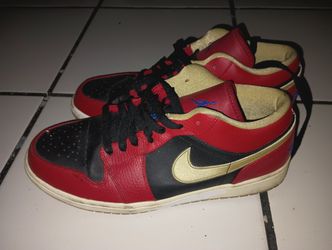 Nike Jordan 1 Retro Low Gym Red Gold
