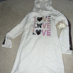 Girls Hooded Dress - New 