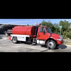 60301C2 FIRE WATER TANK TRUCK 3,500 GLS INTERNATIONAL 4300 DAYCAB FIRETRUCK.