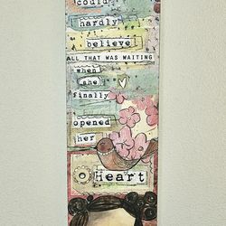 Wood WALL DECOR Picture/Sign w/quote