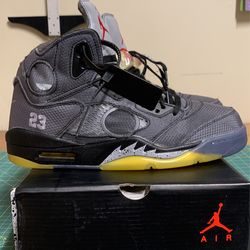 Off-White  x Air Jordan 5 Retro SP ‘Muslin’