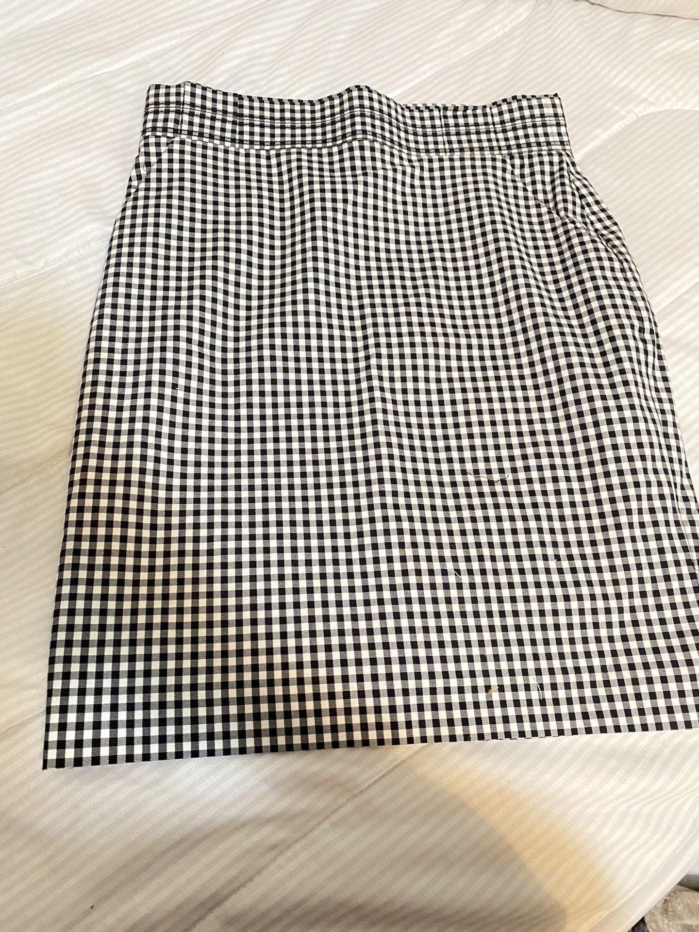 Ann Taylor Pencil Skirt Checkered Plaid 6P