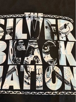 Silver Black Nation T Shirt