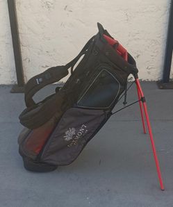 PING HOOFER Stand Golf Bag 5-Way Top Black/Grey OAKMONT COUNTRY CLUB Custom