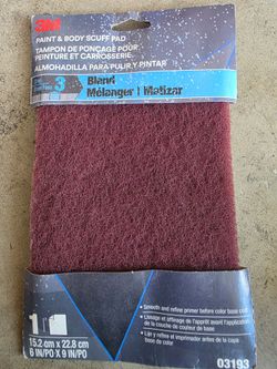 New 3m paint scuff pad