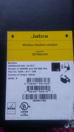 Jabra wireless headset solution