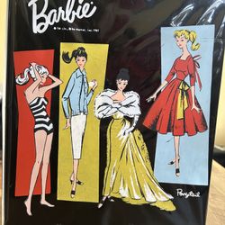 Original Vintage 3 Barbie Dolls , Case, And Lots Of Clothes 