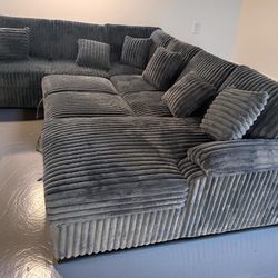 New Gray Sectional 