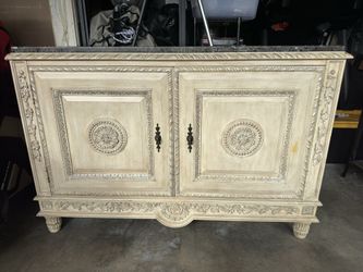 Marble Top Cabinet