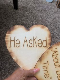 Engagement photo props