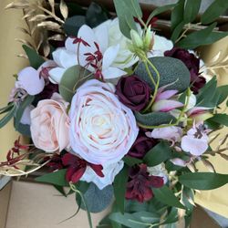 Bride Bouquet, Boutonnieres, Bridesmaid Bouquets, Corsages- New In Box