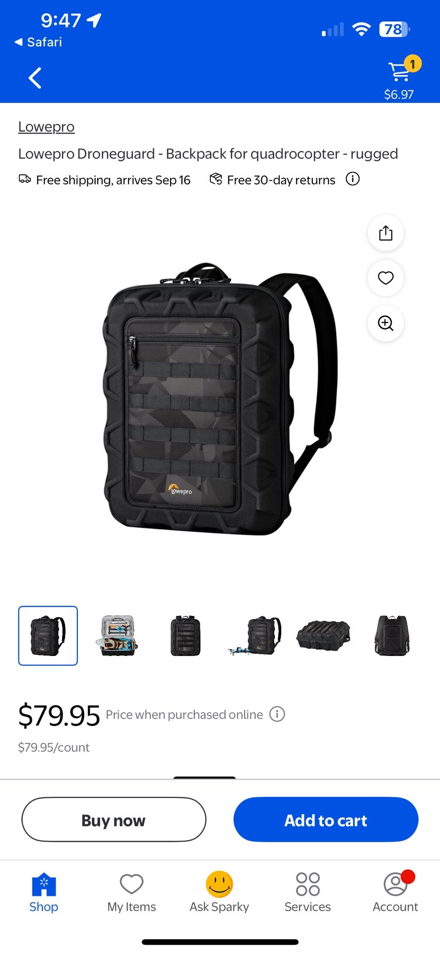 Lowepro drone guard case only NO DRONE