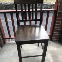 Very Good Condition Hardwood Bar Stool