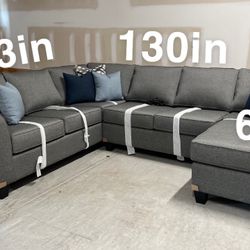 Charcoal Gray Sectional