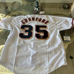 Auto Brandon Crawford Jersey And Bobblehead. COA PSA
