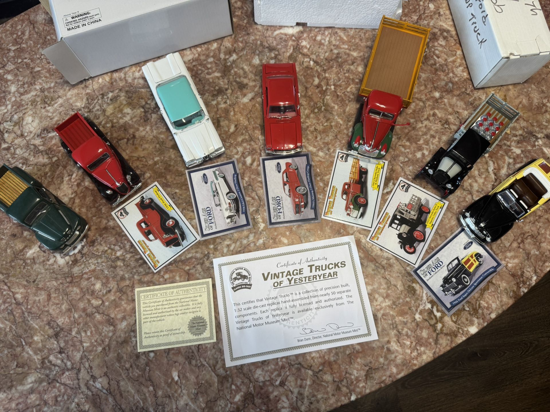 7 Collectible Cars - From The National Motor Museum Mint - Pickup in Hamilton, OH