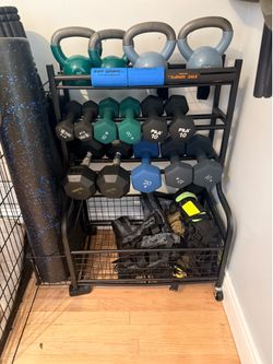 Dumbbells, Kettlebells, Accessories (Full Set or Individual