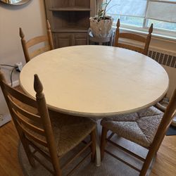 Dining Table With Two Leafs