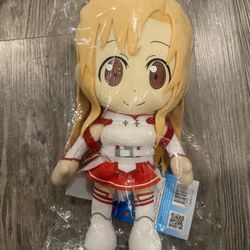 Sword Art Online Anime 9" Asuna Stuffed Plushie 