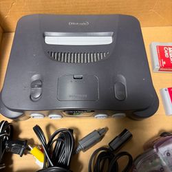 Nintendo 64 system w/memory upgrade