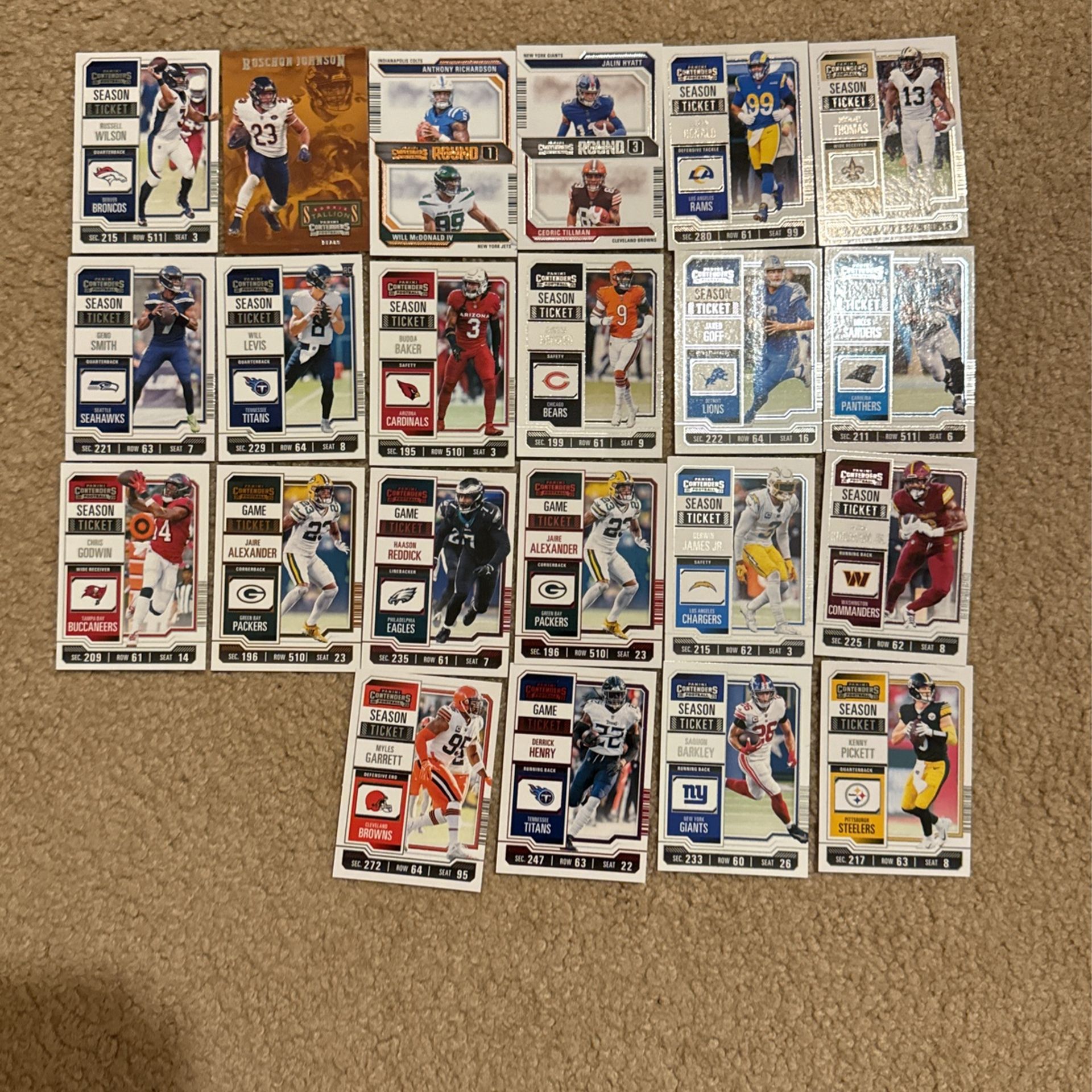 Panini Football Cards