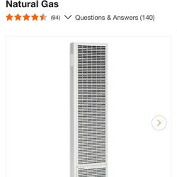 Williams 25,000 BTU/hr. Monterey Top-Vent Wall