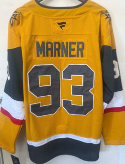 VGK Mitch Marner #93 Las Vegas Golden Knights Gold New Jersey Size XL