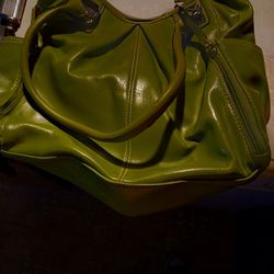 New Green Leather Purse