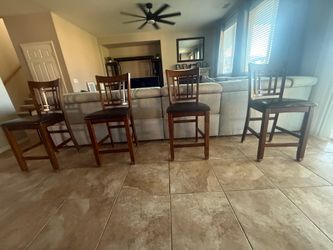Real/Solid wood bar stool/ chairs