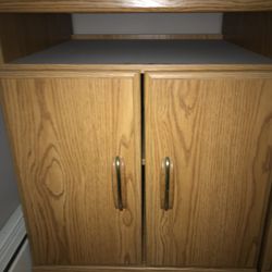 Free!! Printer Cabinet With Storage and Doors