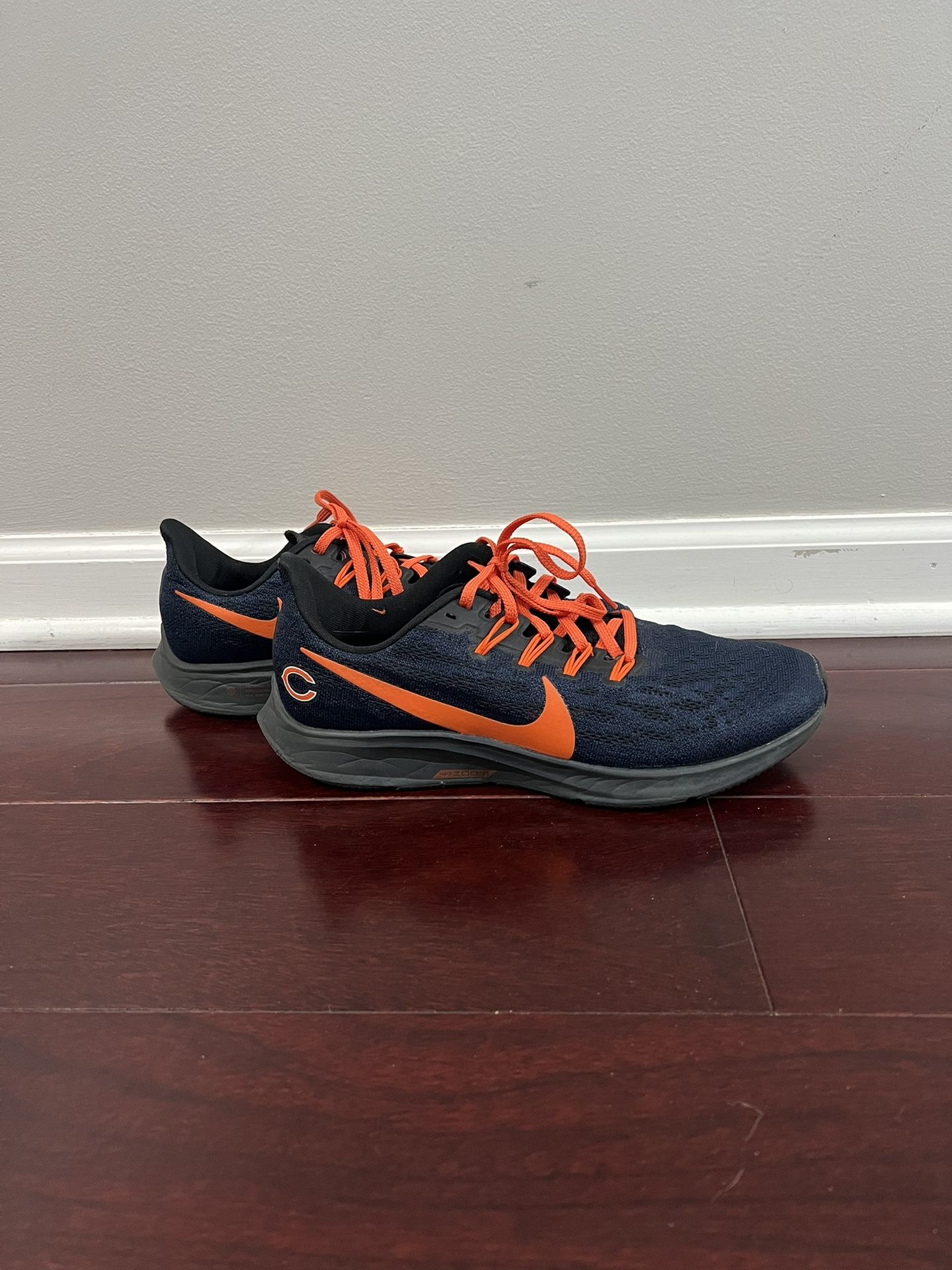 Mens Nike Air Zoom Pegasus 36 Chicago Bears Sz 8.5 CI1923-400 Blue Orange