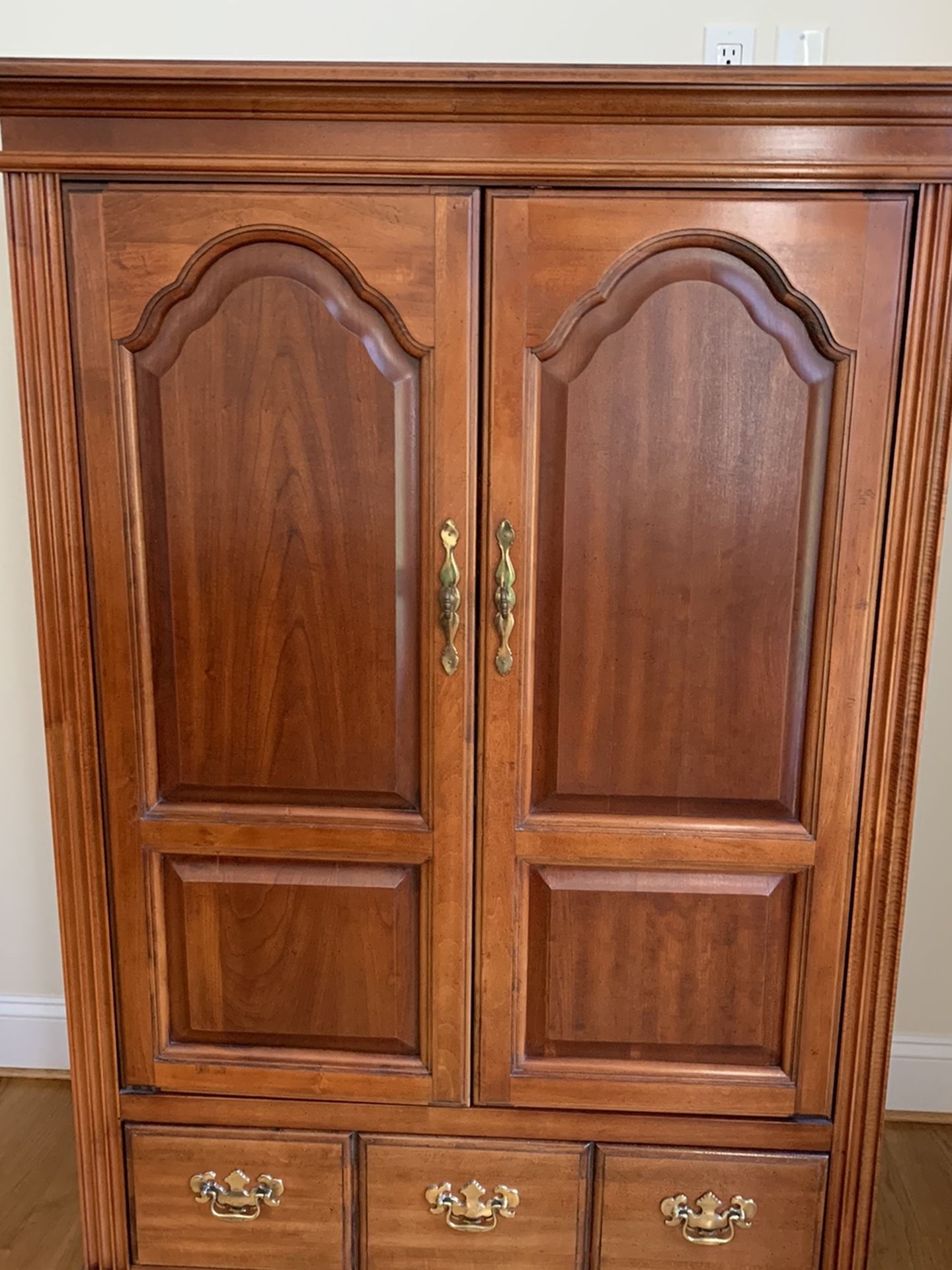 Solid Cherry TV Armoire