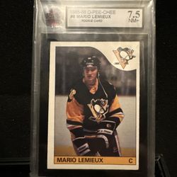 Mario Lemieux O-Pee-Chee Roomie card KSA 7.5