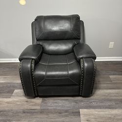Gray recliner