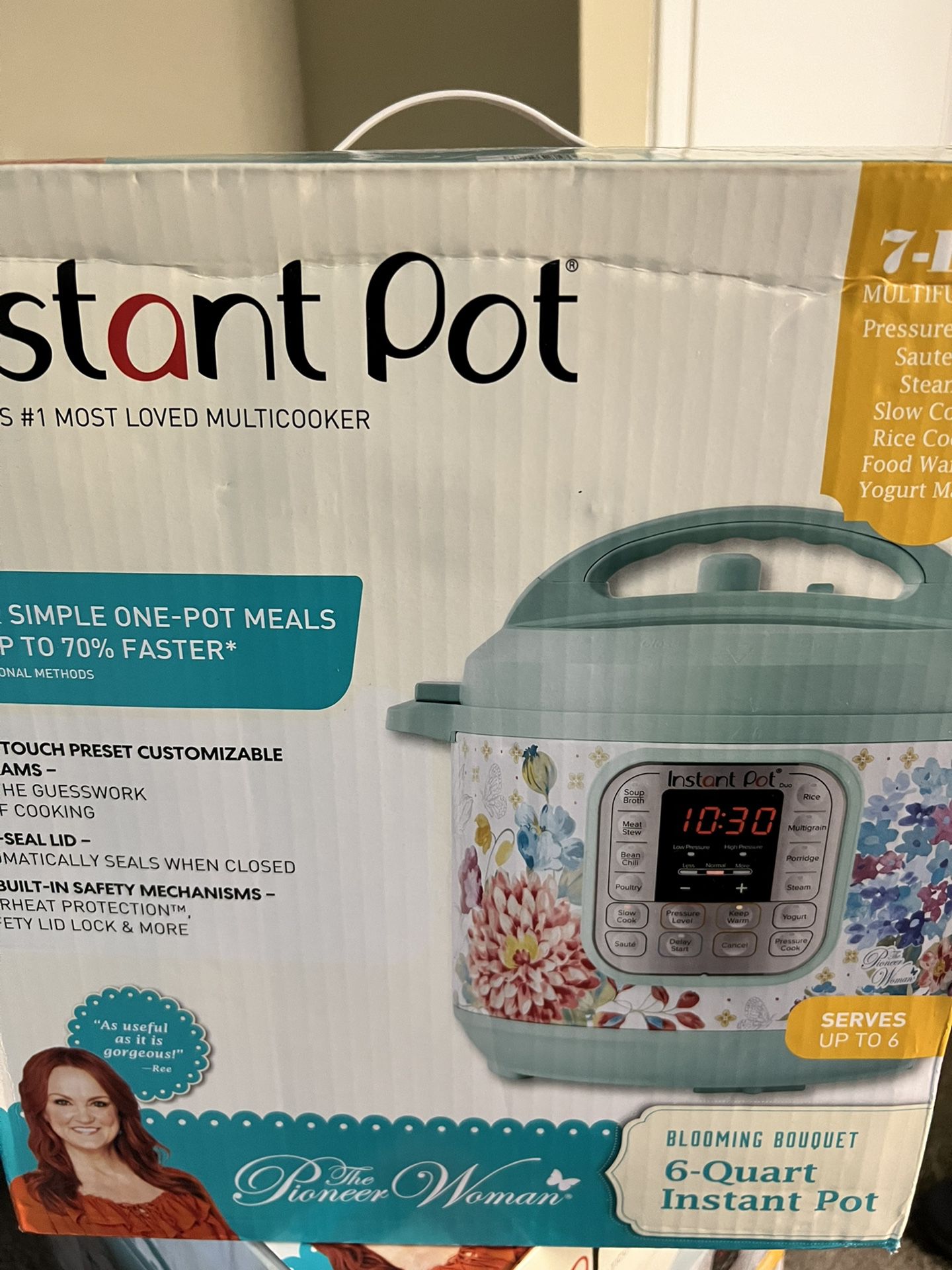 The Pioneer Woman Blooming Bouquet 6-Quart Instant Pot Duo