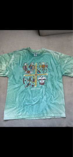 Vintage XL Grand Canyon Tie Dye T-Shirt Native Art